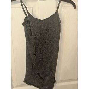 Grip Active Girls Spaghetti Strap Dark Gray Too Woman's Size Small